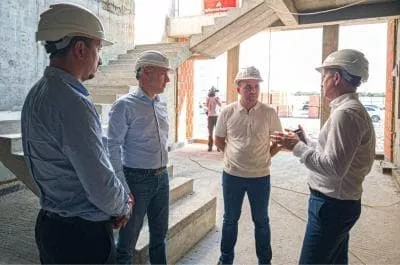 Стройку нового машиностроительного завода BONUM посетил заместитель Губернатора Ростовской области 